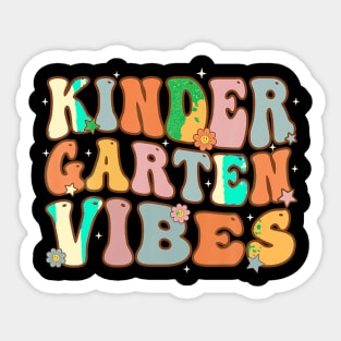 1St Day Of School Kindergarten Vibes Student Eacher Kids Sticker